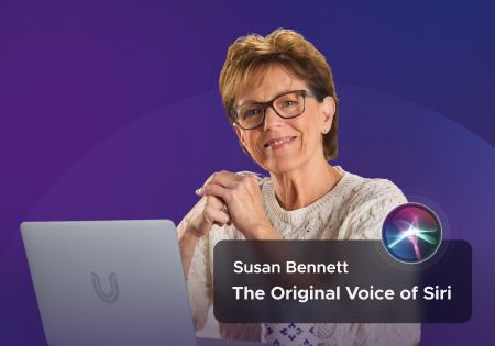 Susan Bennett, la voce originale di Siri, testimonial di una campagna Userway
